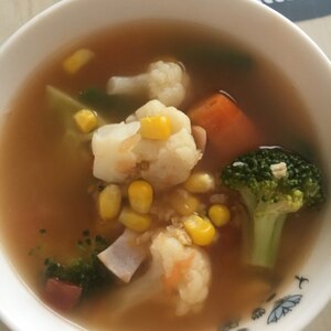 肉類なしの☆野菜のトマトスープ★